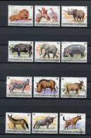 Burundi - 1982 - OCB 879/88; 890/91 - Used Oblitéré  - Dieren Afrika Animaux Fauna Animals Mammals - Very Rare !! - Oblitérés