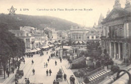 BELGIQUE - Spa - Carrefour De La Place Royale Et Rue Royale - Carte Postale Ancienne - Altri & Non Classificati