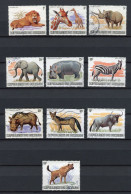 Burundi - 1982 - OCB 879/81; 883/6; 890/1 - Used Oblitéré  - Dieren Uit Afrika Animaux Fauna Animals - Very Rare !! - Usati