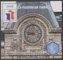 Année 2012 - Feuillet Souvenir De La FFAP - N° 6 - 85ème Congrès - Gare D'Orsay Paris 2012 - FFAP