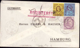 600894 | Brief Der Deutschen Bank Mit Firmenlochung, Perfin Aus Grossbritanien | London - Used Stamps