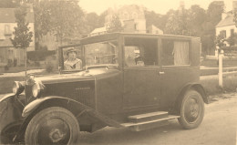 Automobile Ancienne De Marque Modèle ? * Auto Voiture Automobiles Transport * Pont Aven 1926 * Photo Ancienne 11.5x7.2cm - Toerisme