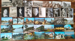 Lot De Cartes Postales Semi Modernes - France = 952 - Monde = 163 - + 212 Petites Cartes - Toutes Photographiées - 500 Cartoline Min.