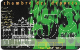 Luxembourg - P&T - 150e Anniversaire De La Chambre Des Députés, 10.1998, 50Units, 20.000ex, Used - Luxemburg