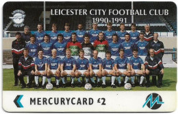 UK (Paytelco) - Football Clubs - Leicester City Team Photo - 4PFLH - 5.916ex, Used - [ 4] Mercury Communications & Paytelco