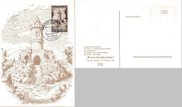 SAAR SARRE SAARLAND 357 Premier Jour FDC ETB Carte Postale Fonds Reconstruction Monument Winterberg 29 Oct 1956 - FDC