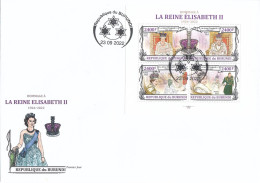 Burundi 2022, In Memoriam Queen Elisabeth, 4val In BF In FDC - FDC