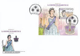 Burundi 2022, In Memoriam Queen Elisabeth, BF In FDC - FDC