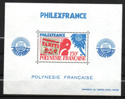 Col34 Polynésie Bloc N° 6 Neuf XX MNH  Cote : 21,00€ - Blocs-feuillets