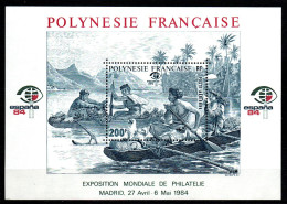 Col34 Polynésie Bloc N° 9 Neuf XX MNH  Cote : 8,50€ - Blocs-feuillets