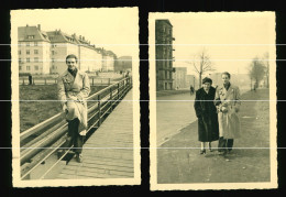 2x Orig. Foto Um 1935 Ortspartie Hamburg Unbekannte Straße - Blankenese