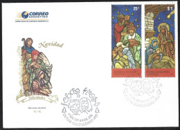 Argentina 2007 Christmas Religion Official Cover First Day Issue FDC - Covers & Documents