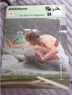 Fiche Rencontre Athlétisme H. Baumgartner Saut En Longueur JO Munich 1972 - Halterofilia