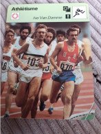 Fiche Rencontre Athlétisme Ivo Van Damme R. Wohlhuter P. Wellmann JO Montréal 1976 - Pesistica