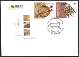 Argentina 2003 MERCOSUR Cultures Handcrafts Official Cover First Day Issue FDC - Covers & Documents
