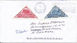 USA Cover Sent To Denmark Carol Stream 1-5-2001 Topic Stamps - Storia Postale