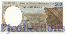 CENTRAL AFRICAN STATES 500 FRANCS 1999 PICK 301Ff UNC - Other - Africa