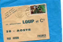 Marcophiie- CONGO-lettre  Pour France -cad Djambala 1983 -tamps N°646 Lutte Contre La Cochenille - Autres & Non Classés