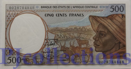 CENTRAL AFRICAN STATES 500 FRANCS 2000 PICK 301Fg UNC - Other - Africa