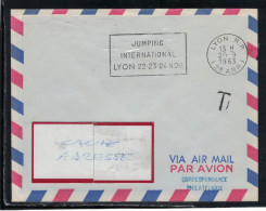 FLAMME JUMPING INTERNATIONAL LYON 22/23/24 NOV  LYON RP 2° ARR. 20/9/1963 ( Lot 207 ) - Salto