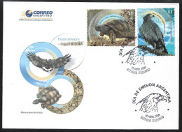 Argentina 2009 Endangered Animals Fauna Cover First Day Issue FDC - Storia Postale