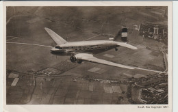 Vintage Rppc KLM K.L.M Royal Dutch Airlines Douglas Dc-3 Aircraft - 1919-1938: Entre Guerres