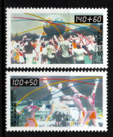 2530 - GERMANY - 1990 - MI#:1449-1450 - MNH - HANDBALL AND PHYSICAL FITNESS - Balonmano