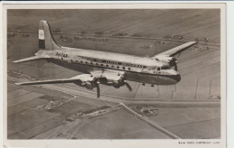 Vintage Rppc KLM K.L.M. Royal Dutch Airlines Douglas Dc-4 Aircraft - 1919-1938: Entre Guerres