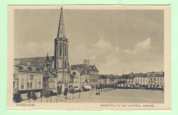 W1488 - ALLEMAGNE - SARRELOUIS - Kreis Saarlouis - Marktplatz Mit Kathol Kirche - Kreis Saarlouis