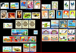 Ref. BR-Y1993-S BRAZIL 1993 - ALL COMMEMORATIVE STAMPSOF THE YEAR, 46V, MNH, . 46V Sc# 2398~2438 - Años Completos