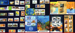 Ref. BR-Y2002 BRAZIL 2002 - ALL STAMPS ISSUED, FULLYEAR,SC# 2834~2869+R14-15, MNH, . 67V - Full Years