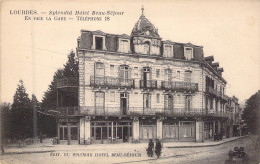 FRANCE - 65 - LOURDES - Splendid Hôtel Beau Séjour En Face De La Gare - Edit Du Splendid - Carte Postale Ancienne - Lourdes