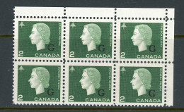 -Canada-1963   MNH **  Overprinted 'G' - Sovraccarichi