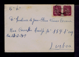 Gc7569 PORTUGAL Date-pmk Mailed 1949 ALCANTARILHA »Lisboa Slogan Pmk - Annullamenti Meccanici (pubblicitari)