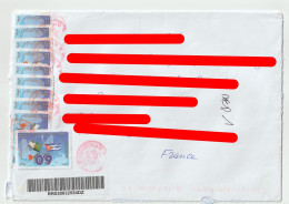 6482 Lettre Cover ALGERIE ALGERIA Registered Recommandé CURIOSITE CUBA CUBAN - Algerien (1962-...)