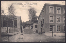 +++ CPA - CHEVREMONT - Pied Du Calvaire - Restaurant De La Terrasse  // - Chaudfontaine