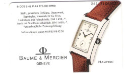 Germany - S 49  11/94 Baume & Mercier - Watch - Uhr - Clock - S-Series: Schalterserie Mit Fremdfirmenreklame