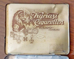 Kyriazi Astra Cairo Hamburg Tobacco 50 Cigarettes ,old Tin Box Empty Case Deutschland - Empty Cigarettes Boxes