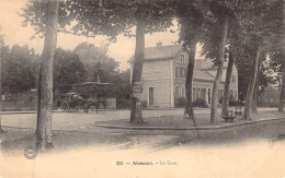 FRANCE - 77 - NEMOURS - La Gare - Carte Postale Ancienne - Nemours