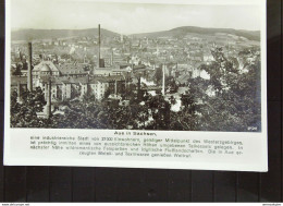 DR: Sehr Schöne AK Mit Blick Auf Die Industriestadt Aue In Sachsen Mit 6 Pf Hindenburg 17.6.39 Nach Radeberg Knr: 516 - Aue