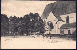 +++ CPA - BRUSSEL - BRUXELLES - Ecole Militaire De Belgique 1902 - Cour Des Tilleuls   // - Enseignement, Ecoles Et Universités