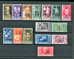 EGEO 1938 AUGUSTO SERIE CPL. 15 V. ** MNH - Algemene Uitgaven