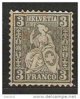 2536C - SWITZERLAND - 1862 - MI#: 21 - MINT - SITZENDE HELVETIA - Ongebruikt