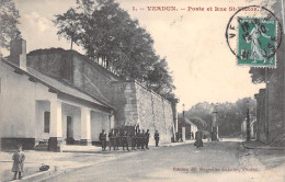 France - Verdun - Poste Et Rue St Victor - Edition Des Nouvelles Galeries - Animé - Soldat - Carte Postale Ancienne - Verdun