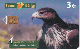 P-564 TARJETA DEL AGUILA PERDICERA DE LA FAUNA IBERICA Y TIRADA 4000 (EAGLE) - Private Issues