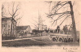 Montgeron - La Passerelle Du Moulin De Senlis - Montgeron