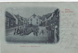 Gruss Aus Beerfelden - Brunnen Resp. Mümlingquelle - Autres & Non Classés