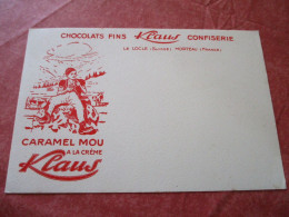 KLAUS - Chocolats Fis-Confiserie-Caramel Mou - Cacao