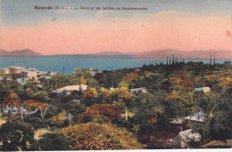 Nouvelle Calédonie - Nouméa - La Rade Et Les Jardins Du Gouvernement - Colorisé - Carte Postale Ancienne - Nouvelle-Calédonie