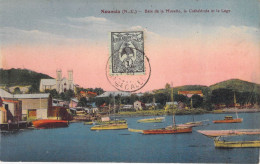 Nouvelle Calédonie - Nouméa - Baie De La Moselle Le Cathédrale Et La Loge - Bateau - Colorisé - Carte Postale Ancienne - Nouvelle-Calédonie